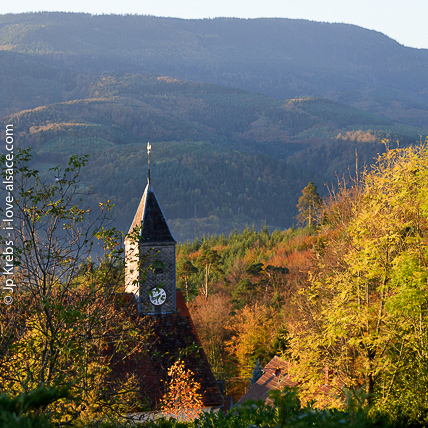 La petite glise du village de La Vancelle