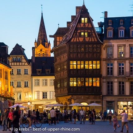 Medieval Inn Kammerzell in the historical city center of Strasbourg (World Heritage)